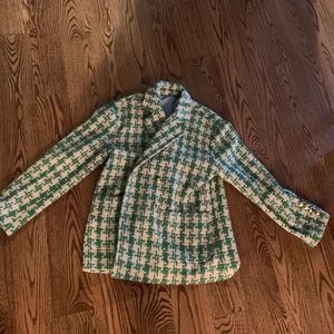 Green and White Jacket